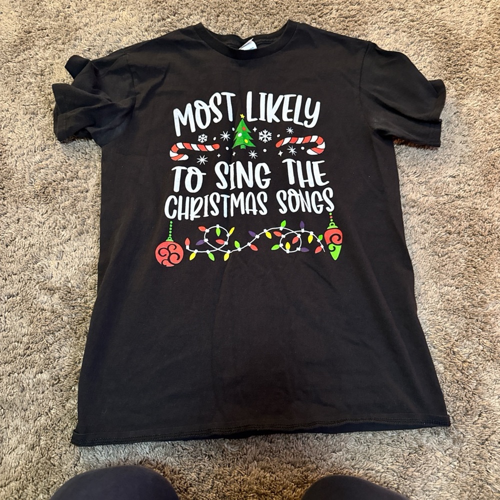 Delta Black Christmas Graphic Tee